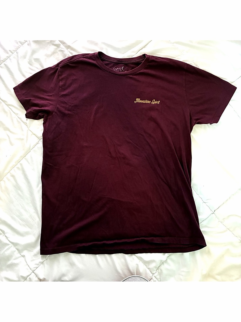 Moonshine Spirit Graphic Tee Maroon Barrel Aged